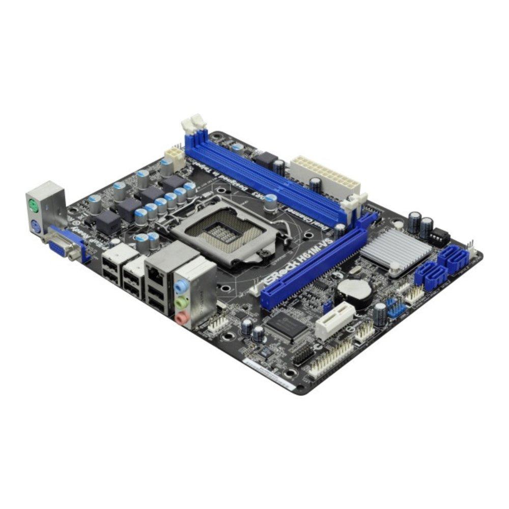 Foto 3 pulgar | Placa Madre Asrock H61m-vs Lga 1155 Intel H61 Ddr3 Micro Atx - Venta Internacional.