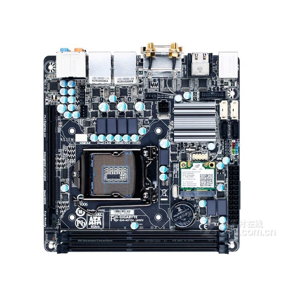 Foto 2 pulgar | Placa Madre Gigabyte Ga-h77n-wifi Lga 1155 Intel H77 Ddr3 - Venta Internacional.