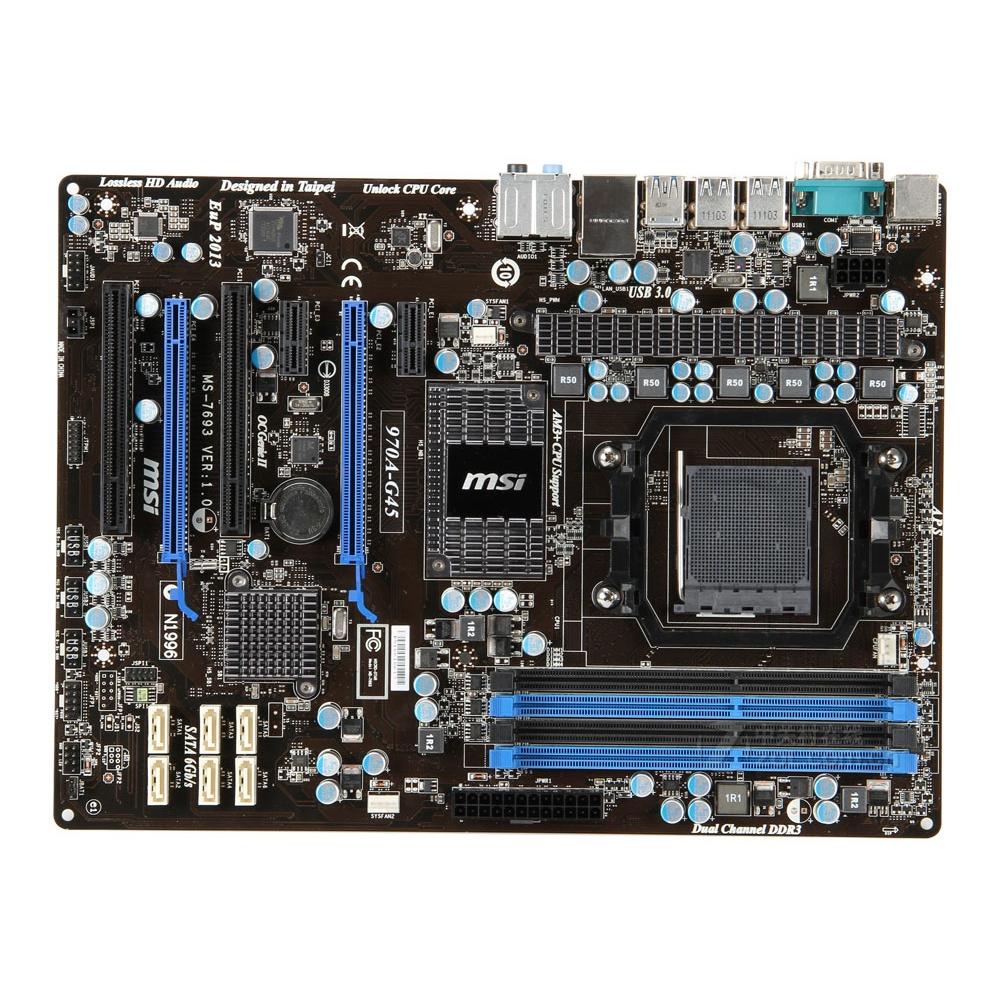 Foto 2 pulgar | Placa Madre Msi 970a-g45 Socket Am3+/am3 Amd 970 Ddr3 Atx - Venta Internacional.