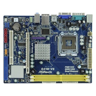 Foto 1 | Placa Madre Asrock G41m-vs Lga 775 Intel G41 Ddr2 Micro Atx - Venta Internacional.