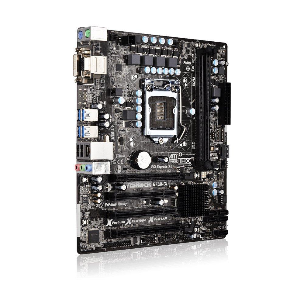 Foto 3 pulgar | Placa Madre Asrock B75m-gl Lga 1155 Intel B75 Ddr3 Micro Atx - Venta Internacional.