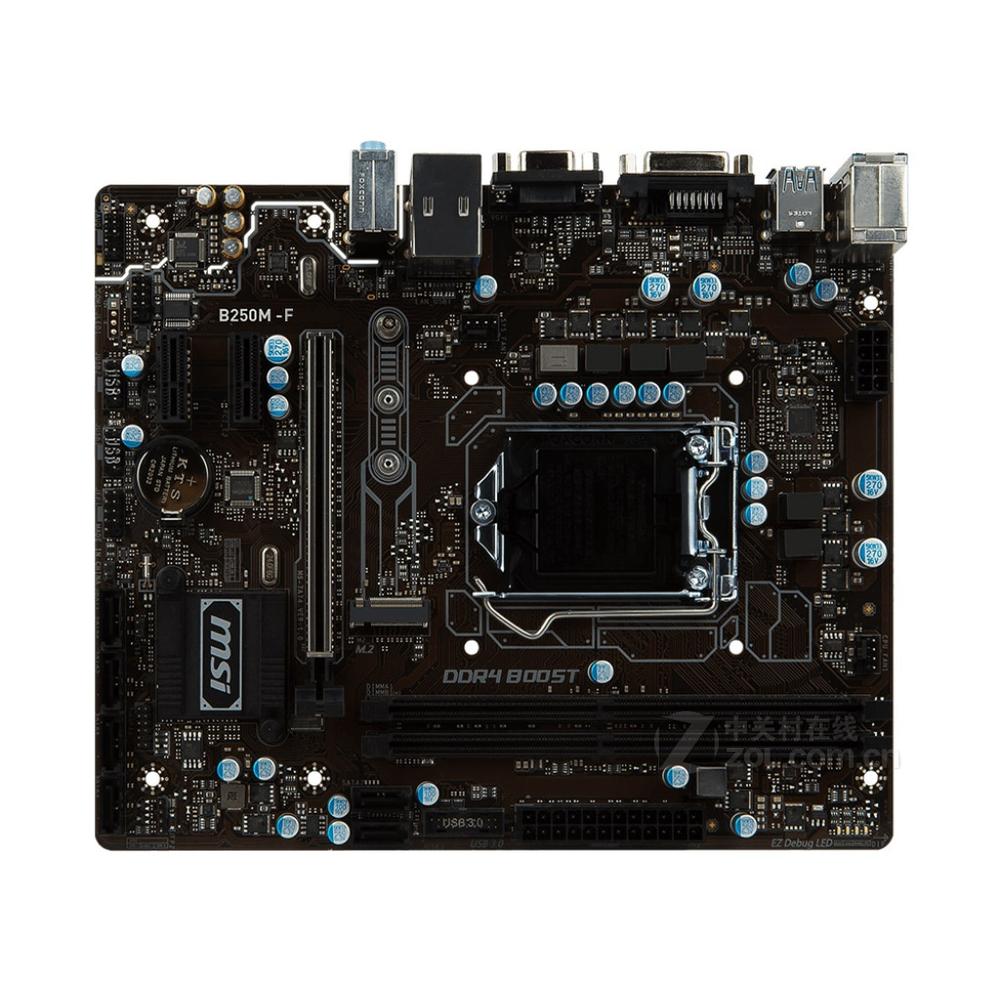 Placa Madre Msi B250m-f Lga 1151 Intel B250 Ddr4 Micro Atx - Venta Internacional. $1,883