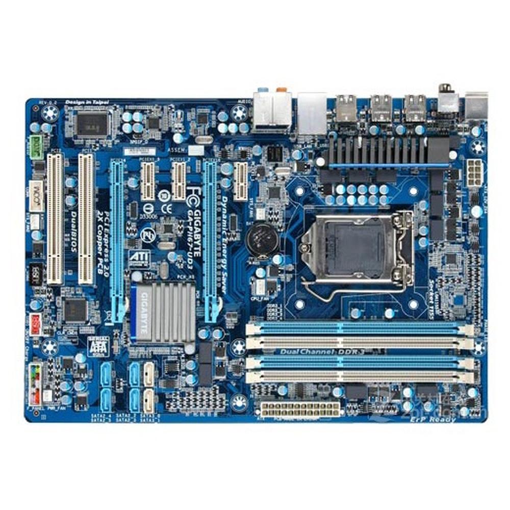 Foto 2 pulgar | Placa Madre Gigabyte Ga-ph67-ud3 Lga 1155 Intel H67 Ddr3 Atx - Venta Internacional.