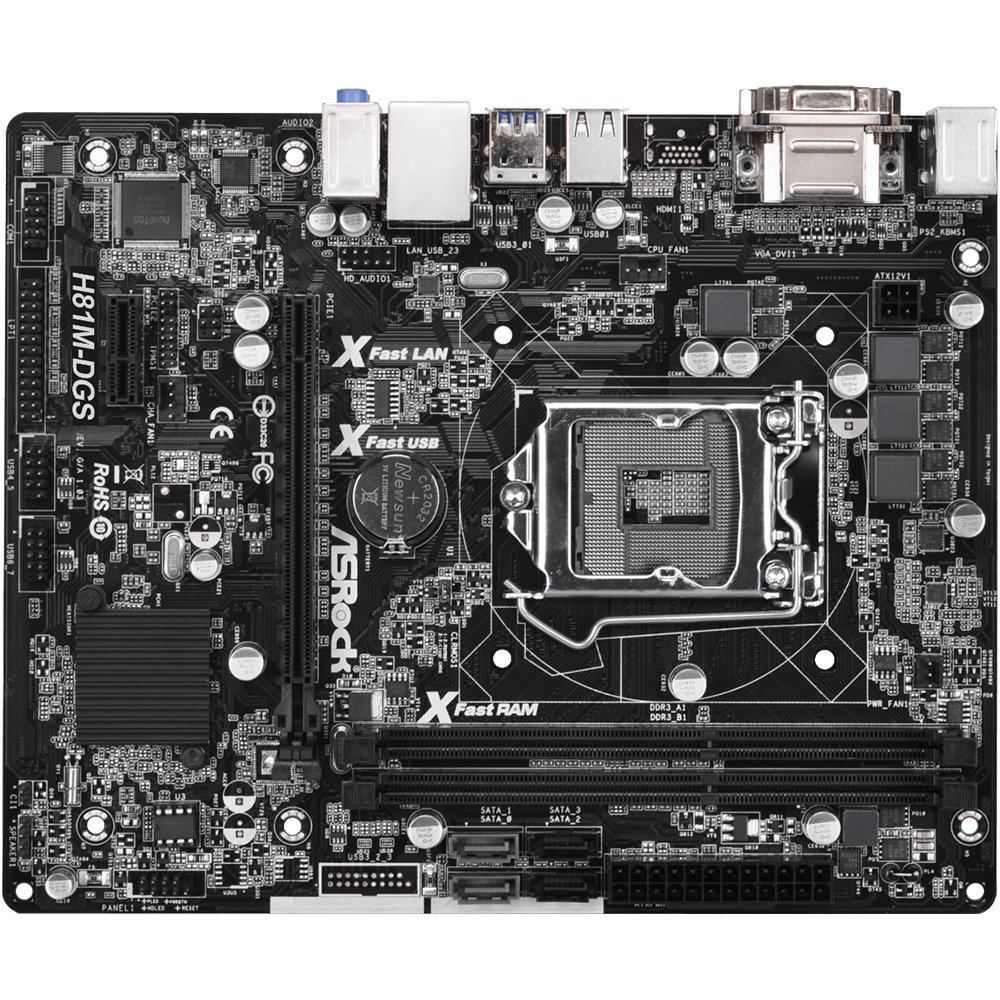 Foto 2 pulgar | Placa Madre Asrock H81m-dgs Lga 1150 Intel H81 Ddr3 Micro Atx - Venta Internacional.