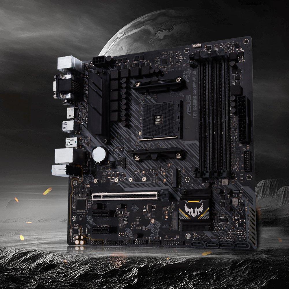 Foto 2 | Placa Madre Asus Tuf Gaming A520m-plus Con Conector Am4 Amd A520 Ddr4 - Venta Internacional.