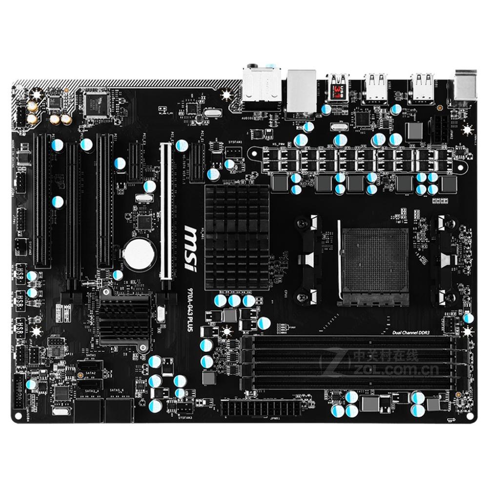 Foto 1 | Placa Madre Msi 970a-g43 Plus Socket Am3/am3+ Ddr3 De 32 Gb - Venta Internacional.