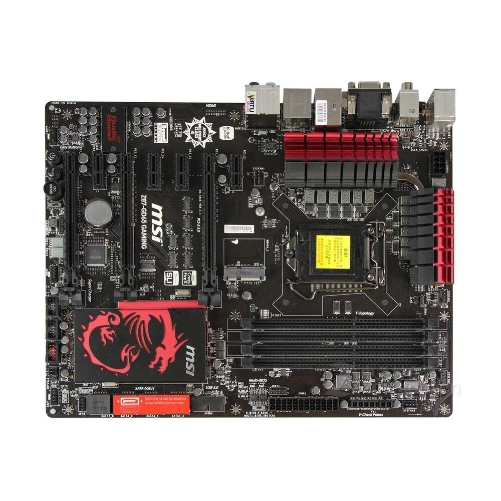 Foto 2 pulgar | Placa Madre Msi Z87-gd65 Gaming Lga 1150 Ddr3 32 Gb Atx - Venta Internacional.