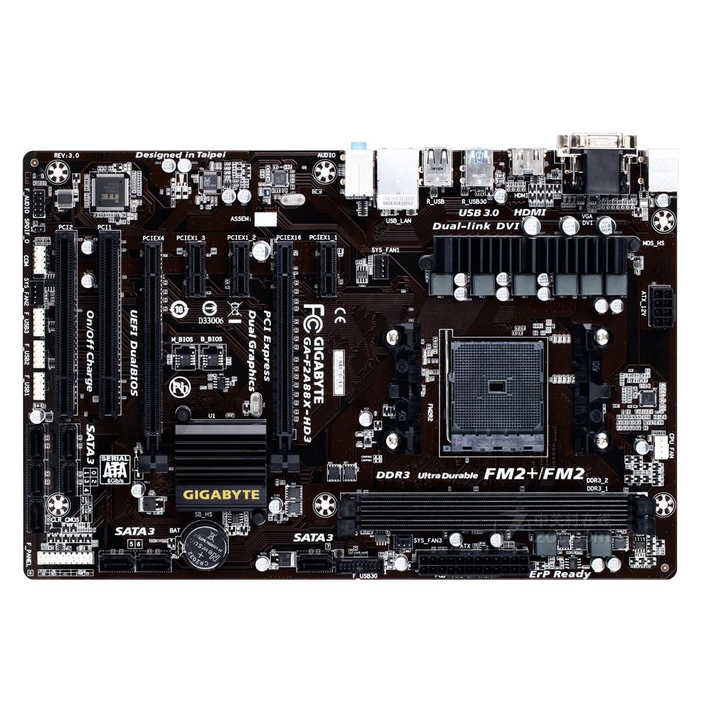 Foto 2 pulgar | Placa Madre Gigabyte F2a88x-hd3 (rev.3.0) Socket Fm2/fm2+ Ddr3 - Venta Internacional.