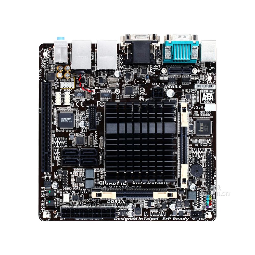 Foto 1 | Placa Madre Gigabyte N3150n-d3v (rev.1.0) Con Cpu Intel N3150 - Venta Internacional.
