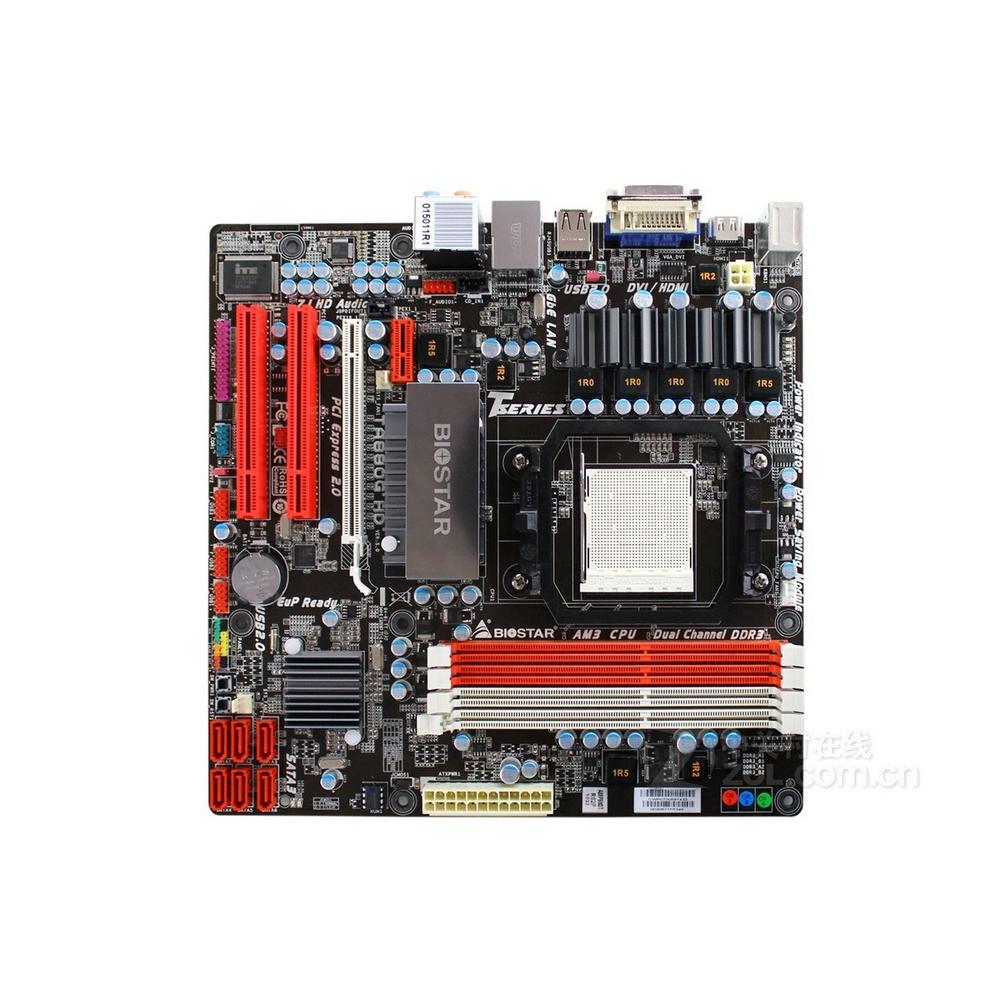 Foto 2 pulgar | Placa Madre Biostar Ta880g Hd Socket Am3 Amd 880g Ddr3 Micro Atx - Venta Internacional.