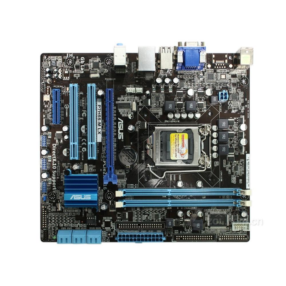 Foto 1 | Placa Madre Asus P7h55-m Lx Lga 1156 Intel H55 Ddr3 Microatx - Venta Internacional.