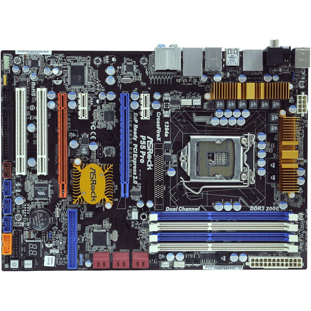 Foto 1 | Placa Madre Asrock P55 Pro Lga 1156 Intel P55 Ddr3 Atx - Venta Internacional.
