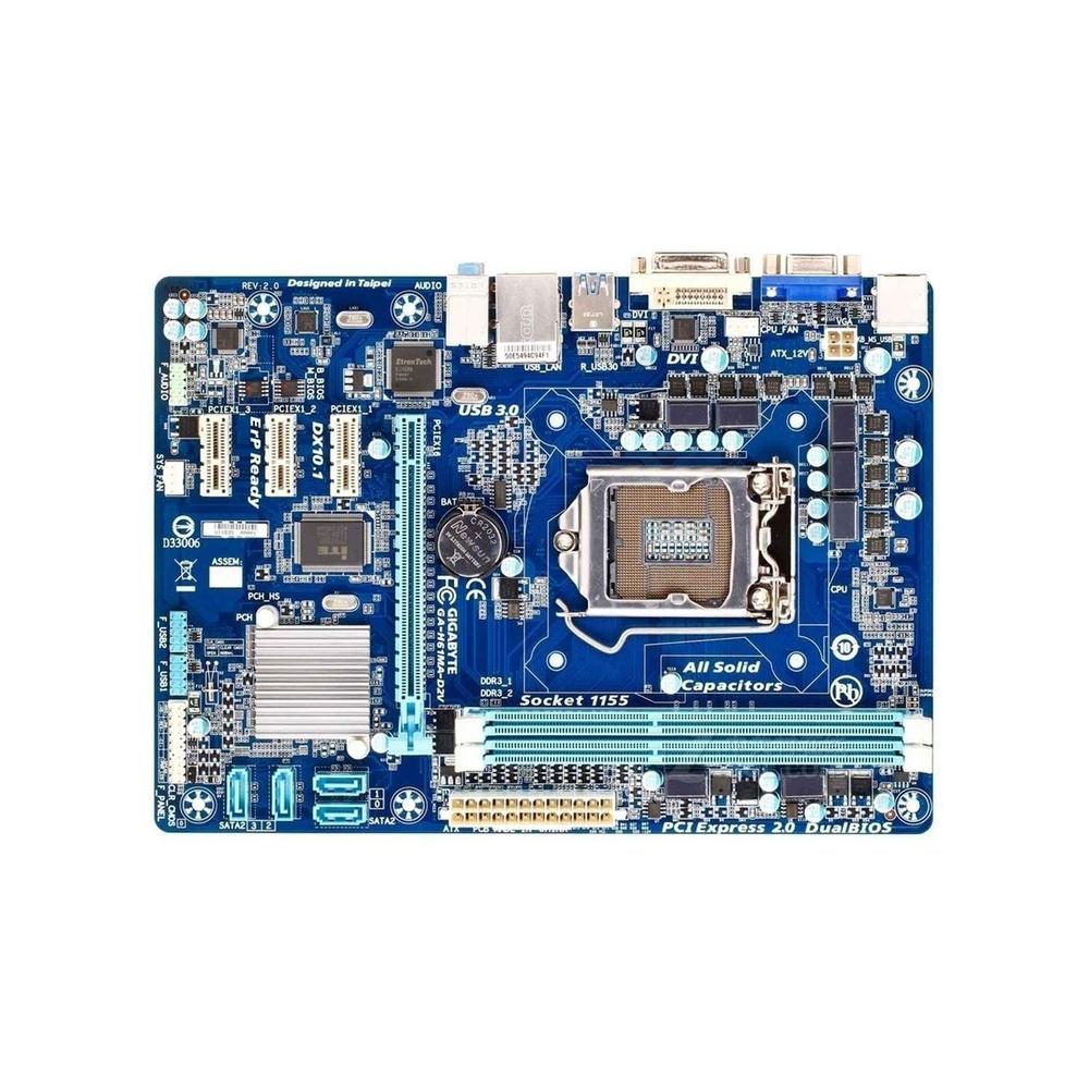 Foto 2 pulgar | Placa Madre Gigabyte Ga-h61ma-d2v Lga 1155 Intel H61 Ddr3 - Venta Internacional.
