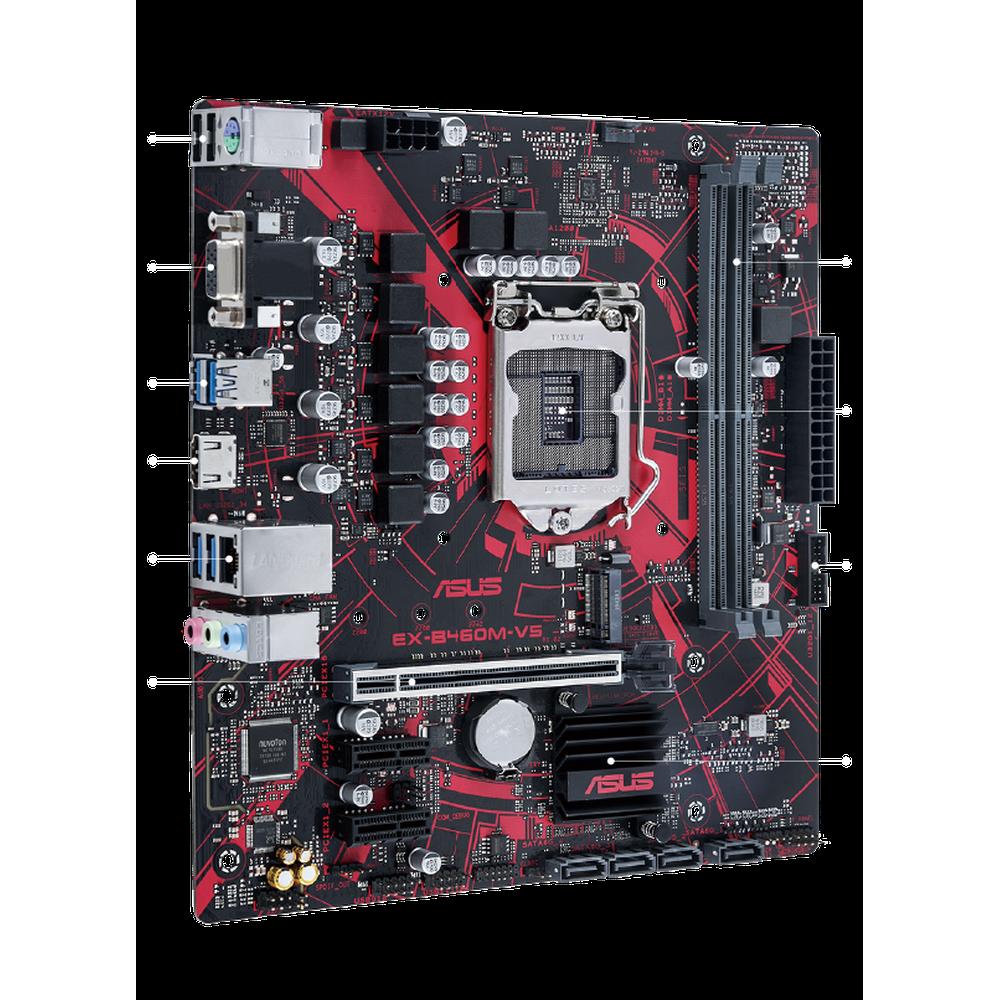 Foto 3 pulgar | Placa Madre Asus Ex-b460m-v5 Lga 1200 Intel B460 Ddr4 Micro Atx - Venta Internacional.