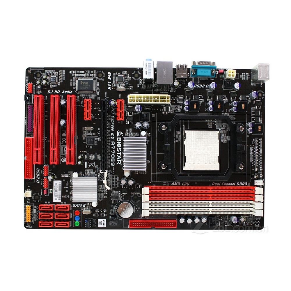 Foto 2 pulgar | Placa Madre Biostar A770e3 Socket Am3 Amd 770 Ddr3 Atx - Venta Internacional.