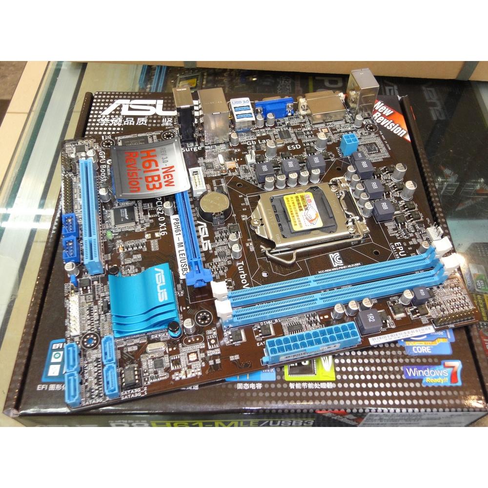 Foto 3 pulgar | Placa Madre Asus P8h61-m Le/usb3 Lga 1155 Intel H61 Ddr3 - Venta Internacional.
