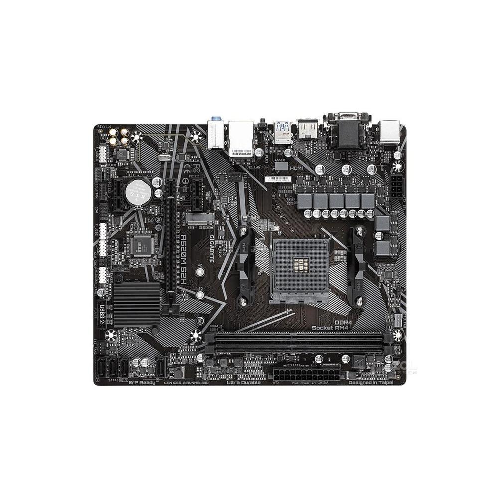 Foto 2 pulgar | Placa Base Gigabyte A520m S2h Socket Am4 Amd A520 Ddr4 Micro Atx - Venta Internacional.