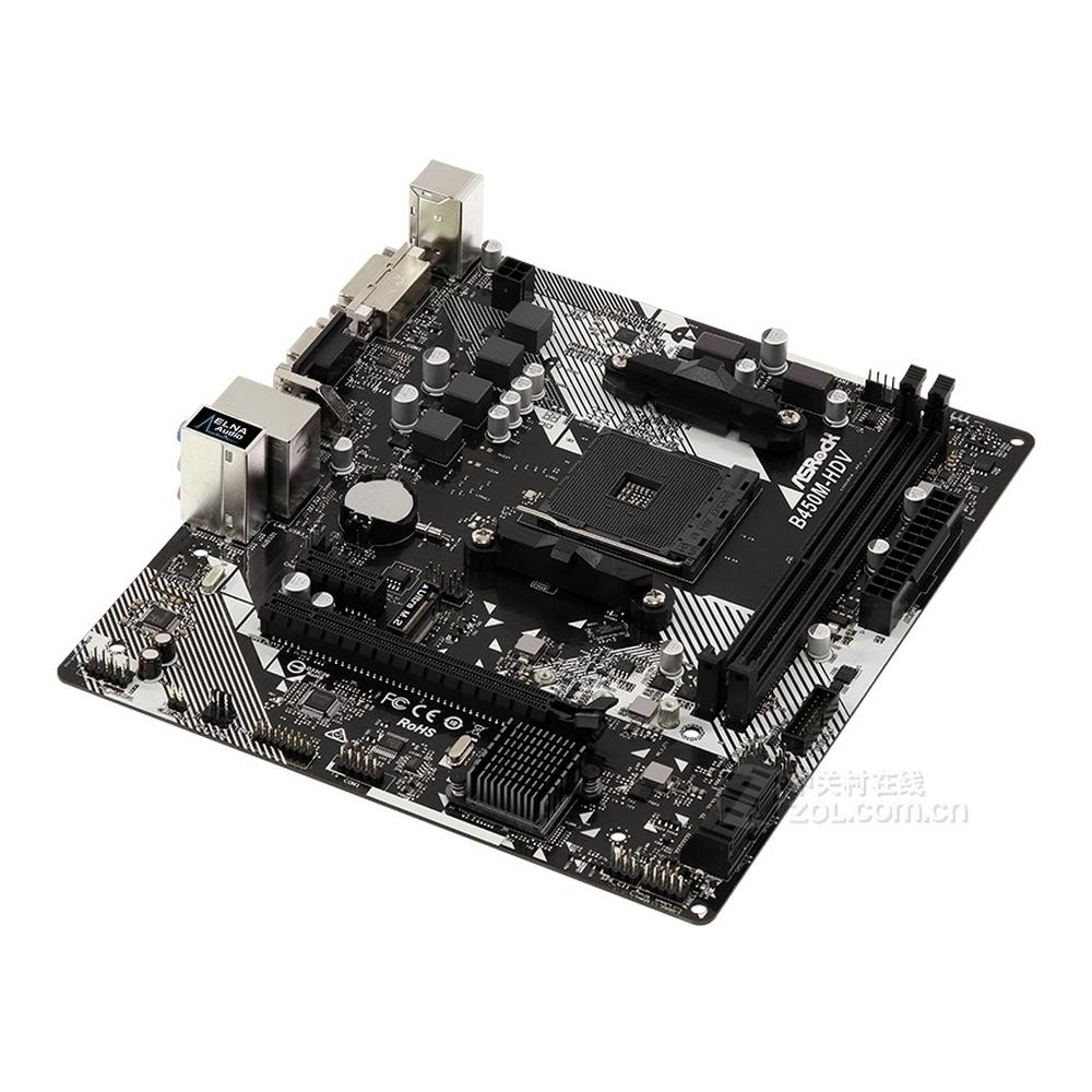 Foto 3 pulgar | Placa Madre Asrock B450m-hdv R4.0 Socket Am4 Amd B450 Ddr4 - Venta Internacional.