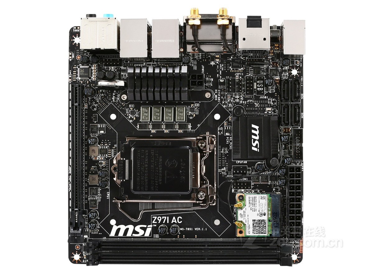 Foto 2 pulgar | Placa Madre Msi Z97i Ac Lga 1150 Intel Z97 Ddr3 Mini-itx - Venta Internacional.