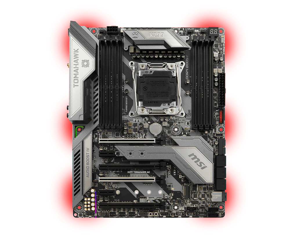 Foto 2 pulgar | Placa Madre Msi X299 Tomahawk Ac Lga 2066 Ddr4 128 Gb Atx - Venta Internacional.