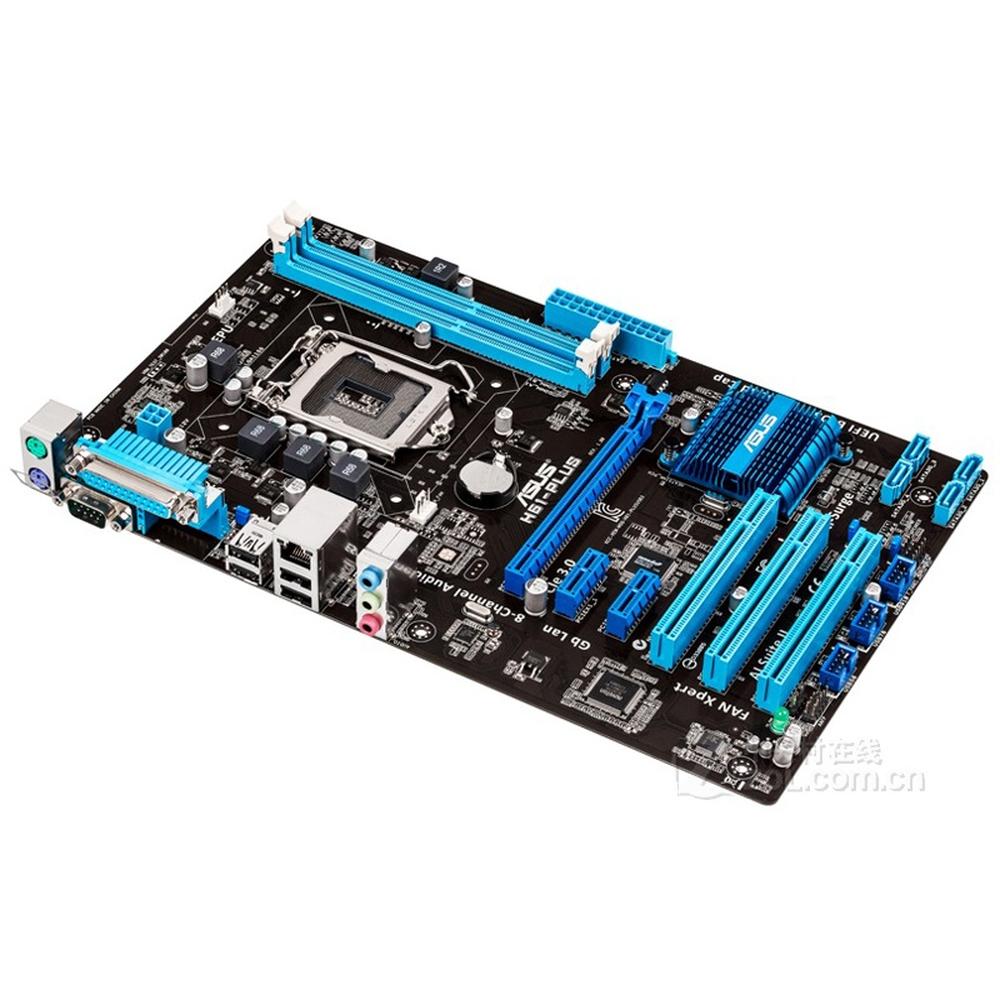 Foto 3 pulgar | Placa Madre Asus H61-plus Lga 1155 Intel H61 Ddr3 Atx - Venta Internacional.