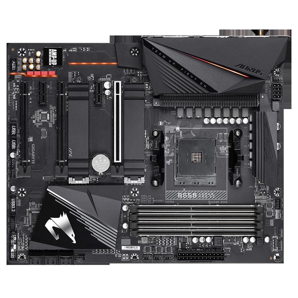 Foto 1 | Placa Base Gigabyte B550 Aorus Pro Ac Socket Am4 Ddr4 Atx - Venta Internacional.