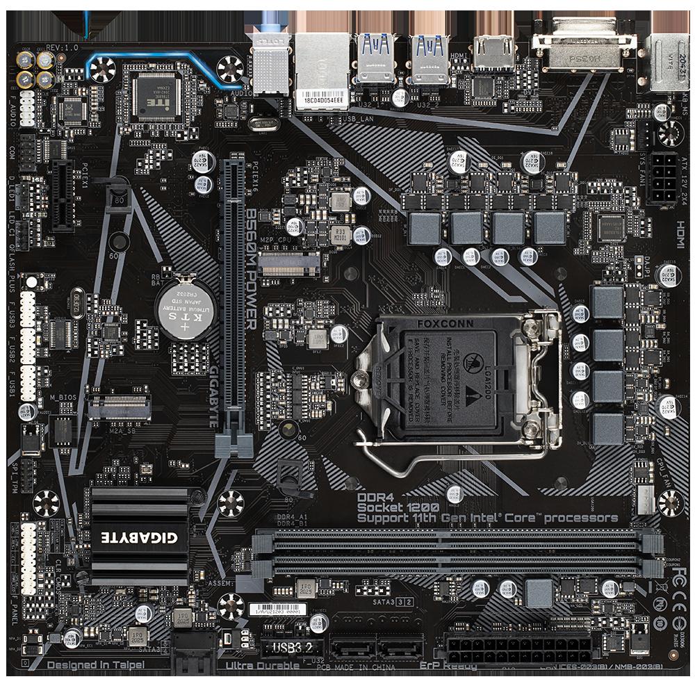 Foto 2 pulgar | Placa Madre Gigabyte B560m Power Lga 1200 Intel B560 Ddr4 - Venta Internacional.