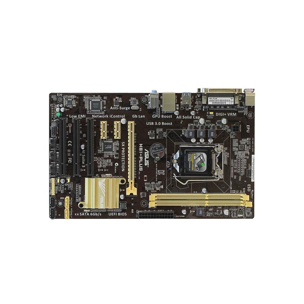 Foto 1 | Placa Madre Asus H81-plus Lga 1150 Intel H81 Ddr3 Atx - Venta Internacional.