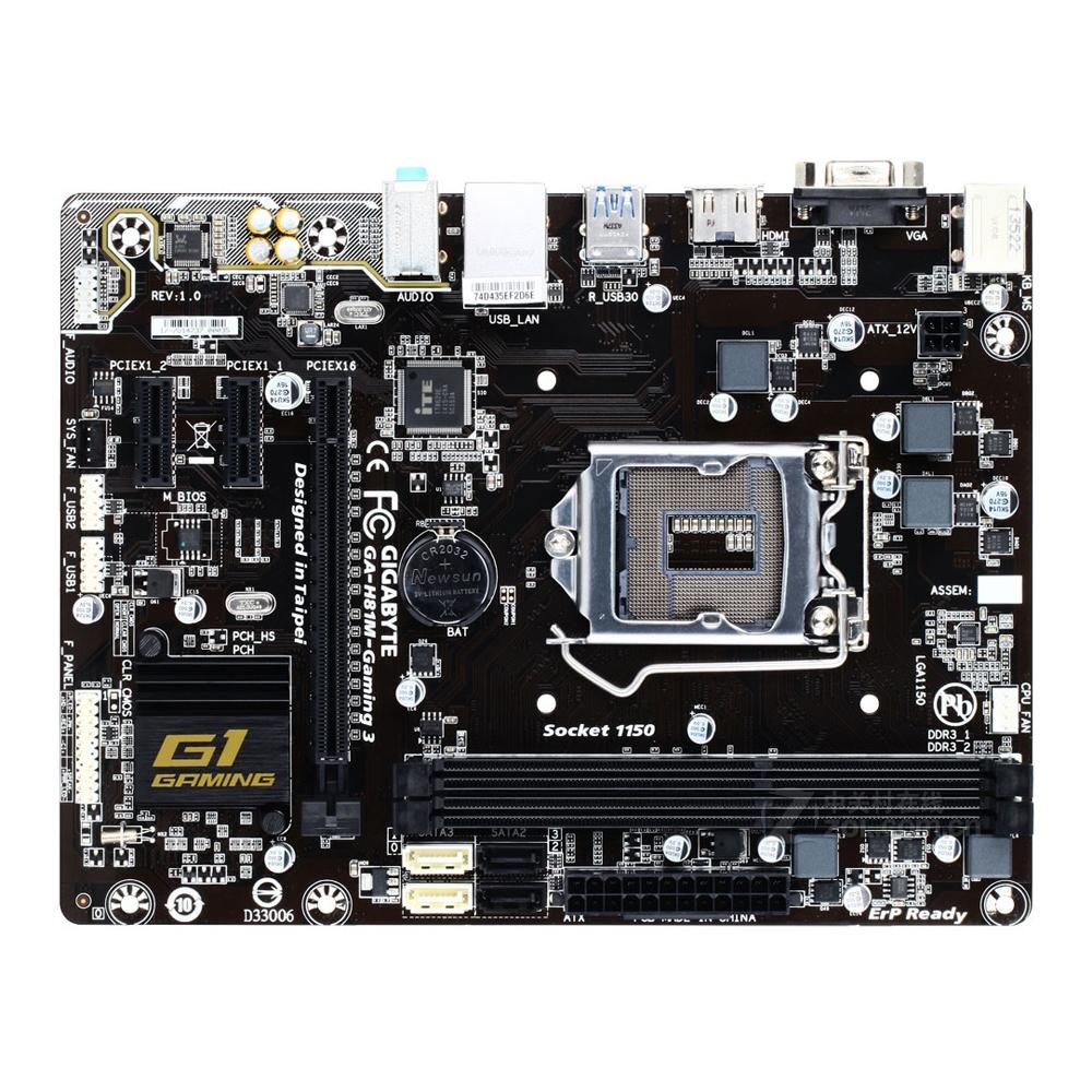 Foto 2 pulgar | Placa Madre Gigabyte Ga-h81m-gaming 3 (rev.1.0) Lga 1150 Ddr3 - Venta Internacional.
