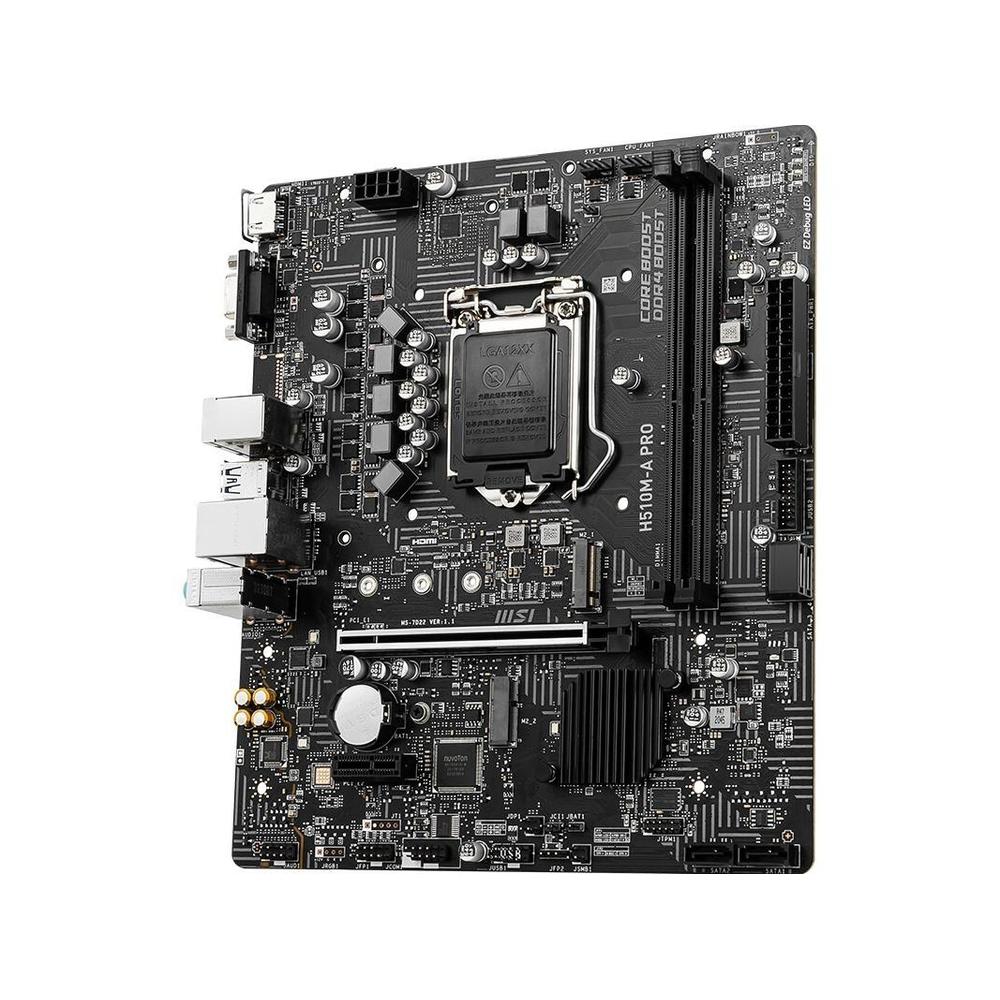 Foto 3 pulgar | Placa Madre Msi H510m-a Pro Lga 1200 Intel H510 Ddr4 De 64 Gb - Venta Internacional.