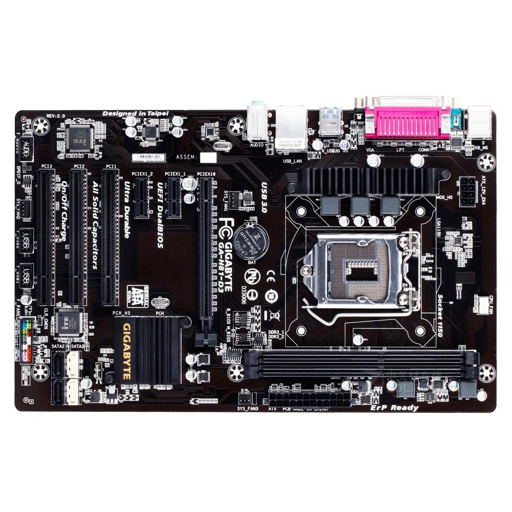 Foto 2 pulgar | Placa Madre Gigabyte H81-d3 (rev.2.0) Lga 1150 Intel H81 Ddr3 - Venta Internacional.