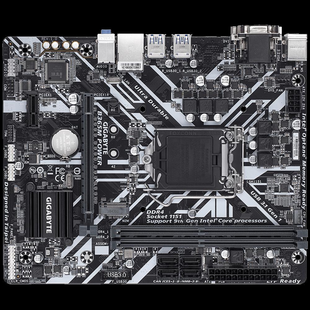 Foto 2 pulgar | Placa Madre Gigabyte Ga-b365m Power Lga 1151 Intel B365 Ddr4 - Venta Internacional.