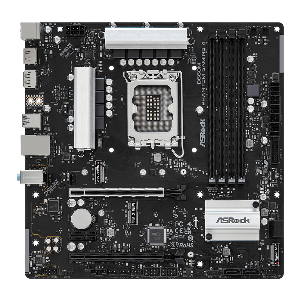 Foto 2 pulgar | Placa Madre Asrock B660m Phantom Gaming 4 Lga 1700 Ddr4 128 Gb - Venta Internacional.