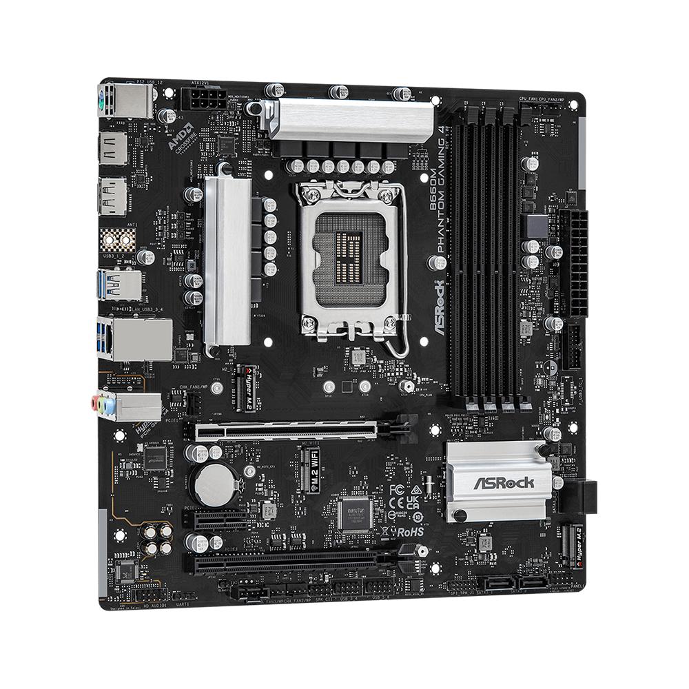 Foto 4 pulgar | Placa Madre Asrock B660m Phantom Gaming 4 Lga 1700 Ddr4 128 Gb - Venta Internacional.