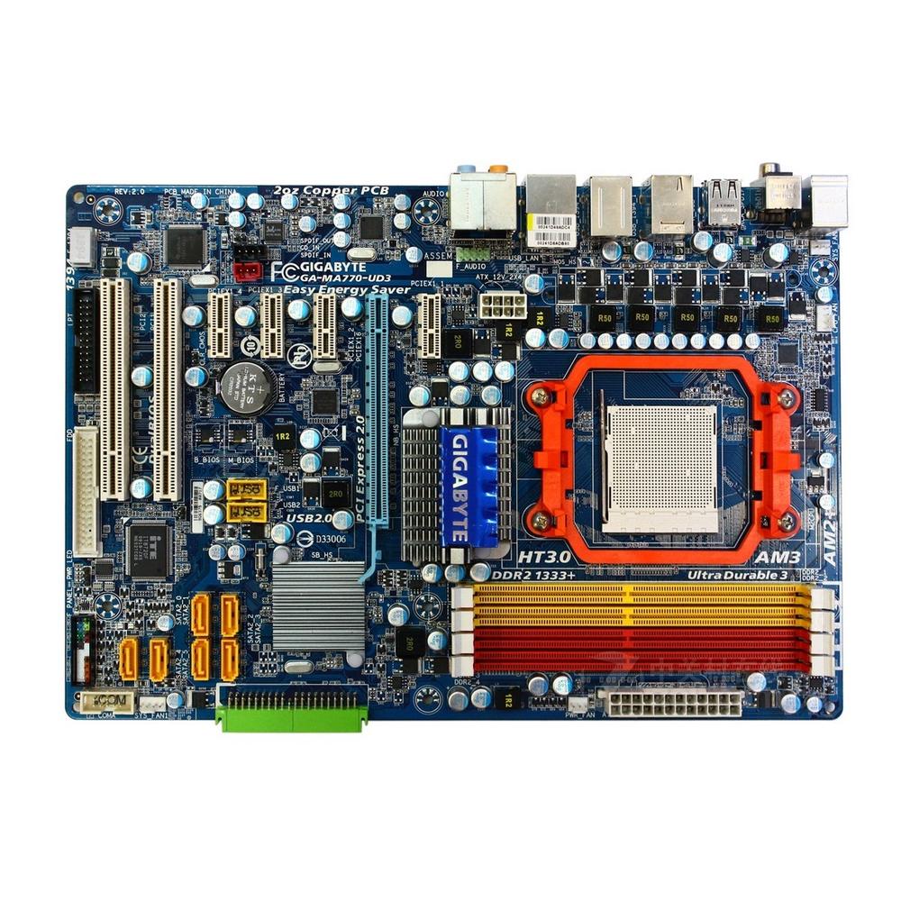 Foto 2 pulgar | Placa Madre Gigabyte Ga-770t-ud3 (rev.2.0) Socket Am3 Ddr3 - Venta Internacional.