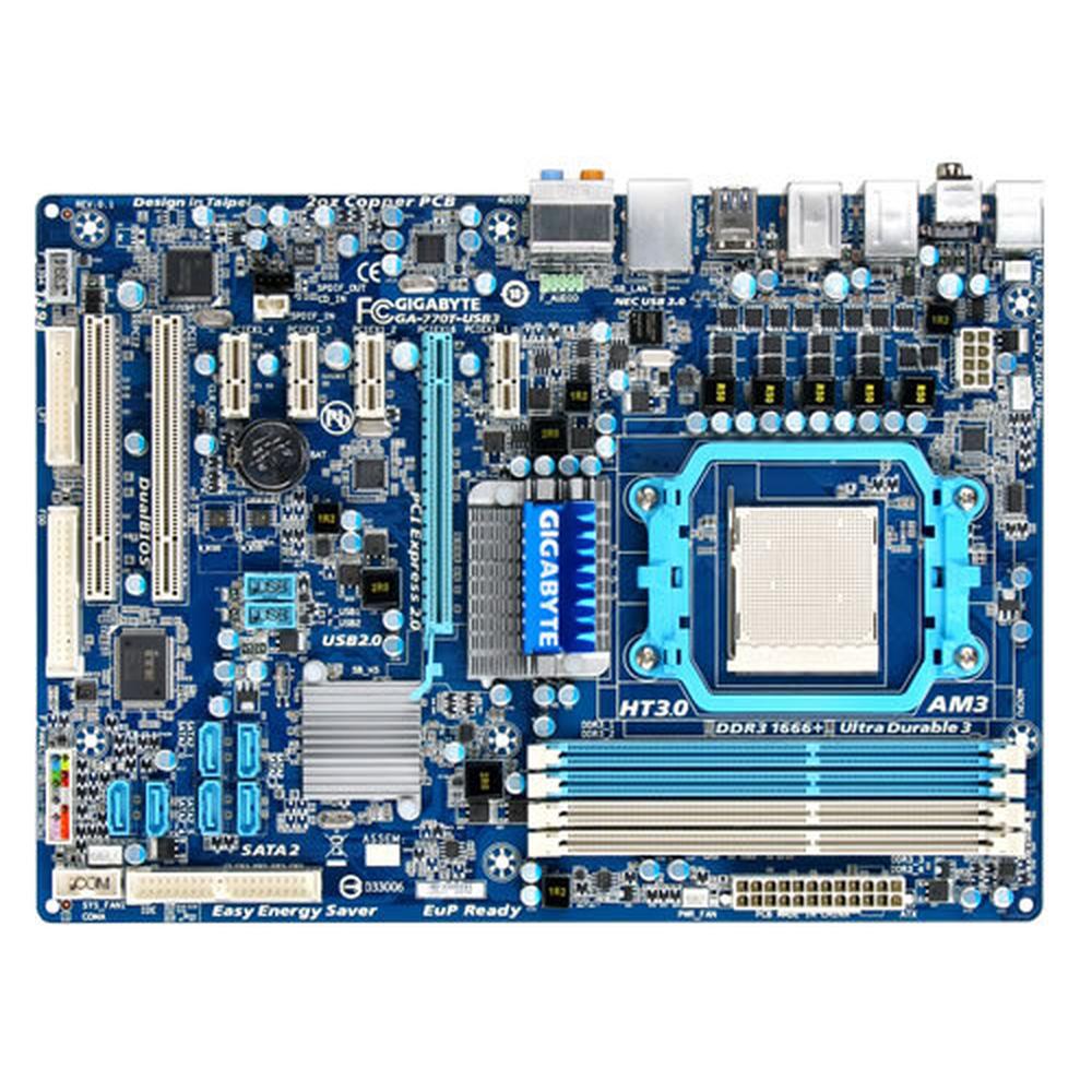 Foto 2 pulgar | Placa Madre Gigabyte Ga-770t-usb3 Socket Am3 Ddr3 Atx - Venta Internacional.