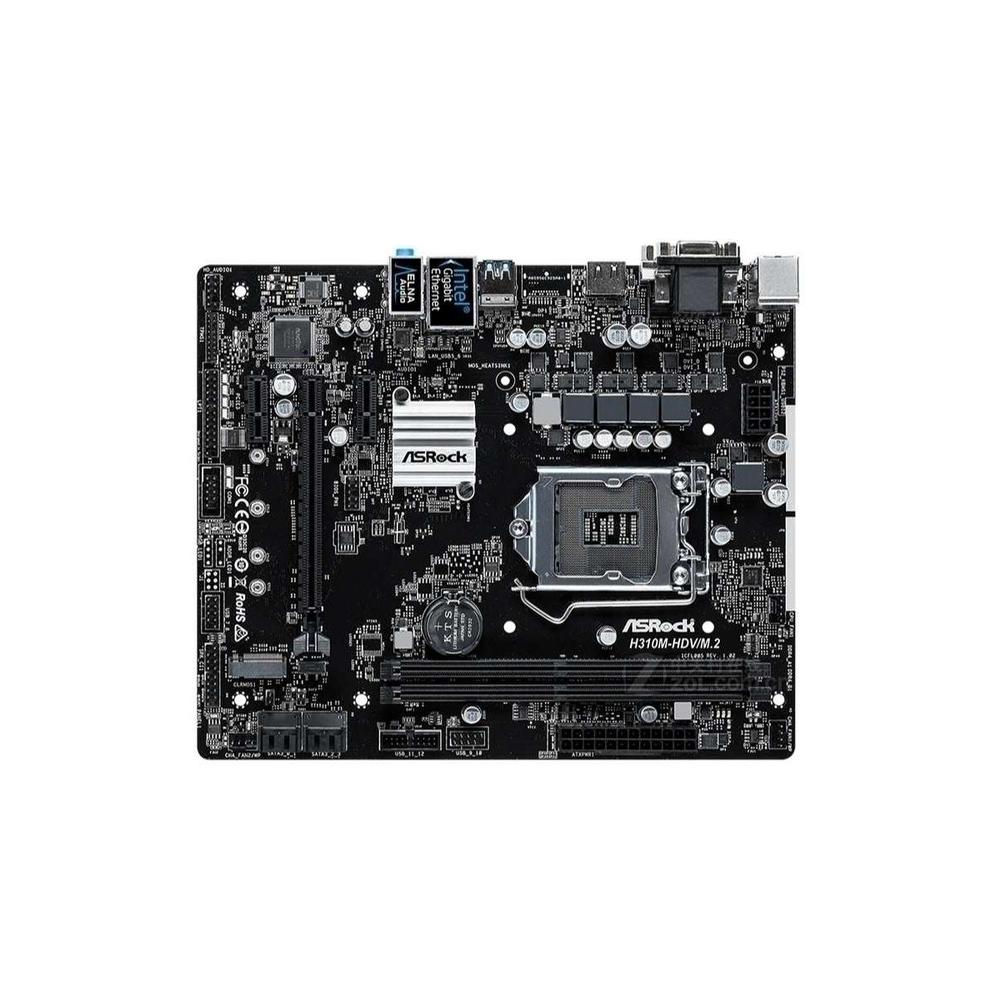 Foto 2 pulgar | Placa Madre Asrock H310m-hdv/m.2 Lga 1151 Intel H310 Ddr4 - Venta Internacional.