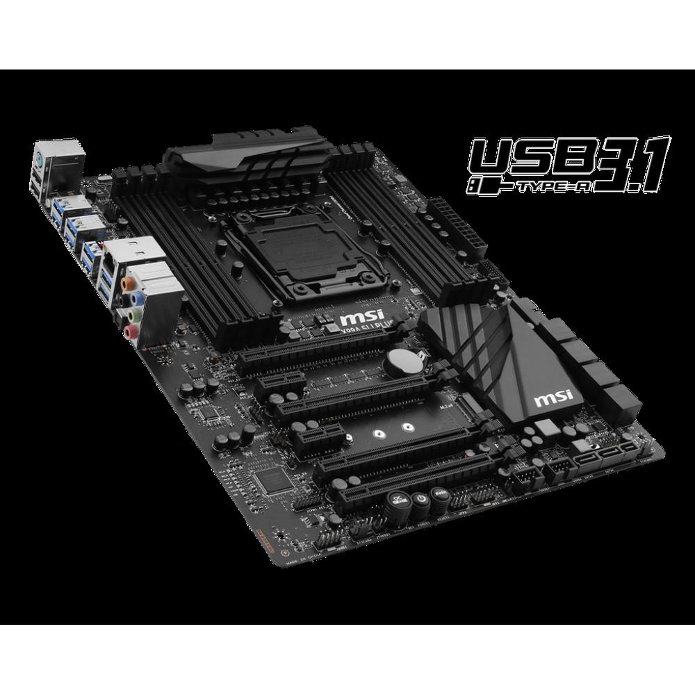 Foto 3 pulgar | Placa Madre Msi X99a Sli Plus Lga 2011-v3 Intel X99 Ddr4 Atx - Venta Internacional.