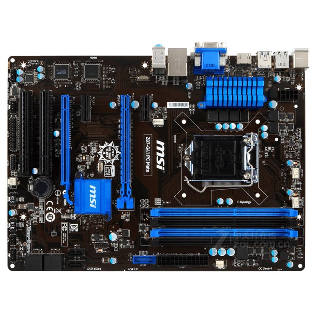 Foto 2 pulgar | Placa Madre Msi Z87-g41 Pc Mate Lga 1150 Ddr3 Atx Con 32 Gb - Venta Internacional.