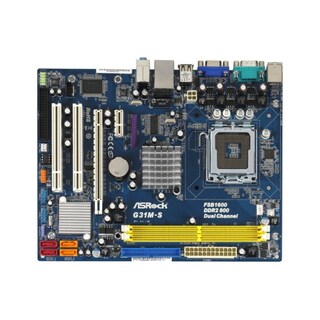 Foto 1 | Placa Madre Asrock G31m-s Lga 775 Intel G31 Ddr2 Micro Atx - Venta Internacional.