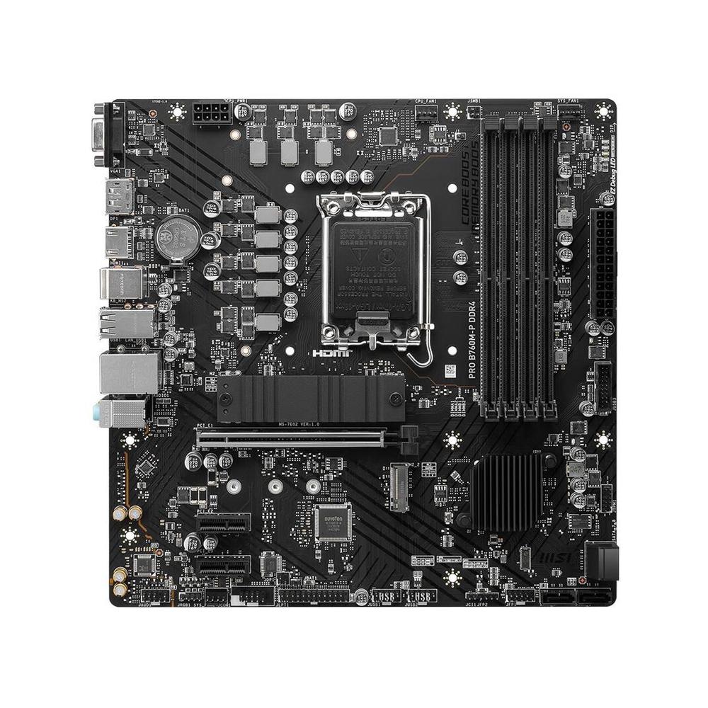 Foto 2 pulgar | Placa Madre Msi Pro B760m-p Ddr4 Lga 1700 Micro Atx Con 4 Unidades Ddr4 - Venta Internacional.