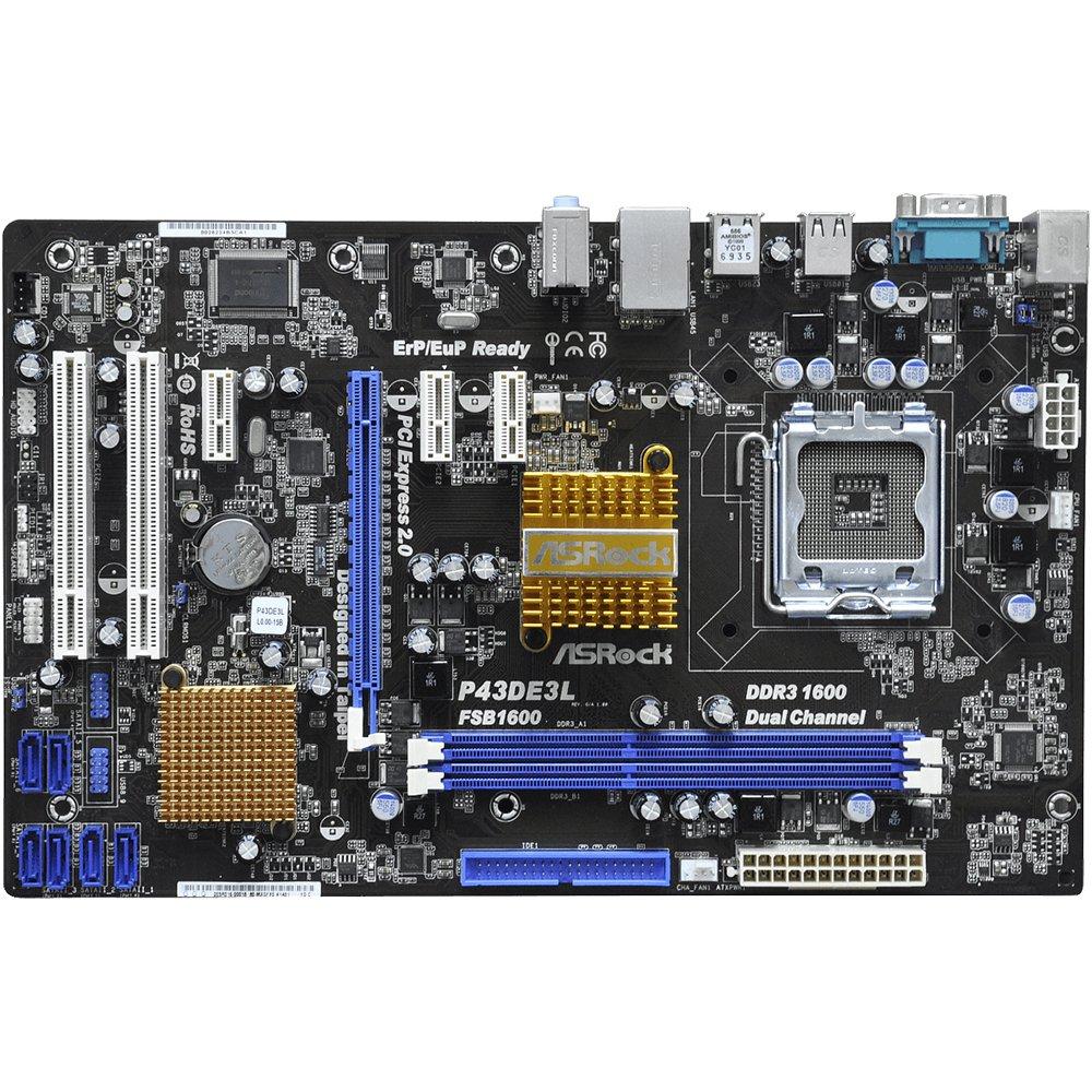 Foto 2 pulgar | Placa Madre Asrock P43de3l Lga 775 Intel P43 Ddr3 Atx - Venta Internacional.