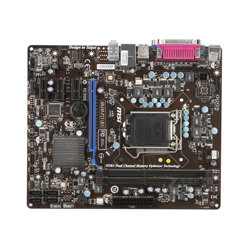 Foto 1 | Placa Madre Msi H61m-p23 (b3) Lga 1155 Intel H61 Ddr3 Micro Atx - Venta Internacional.