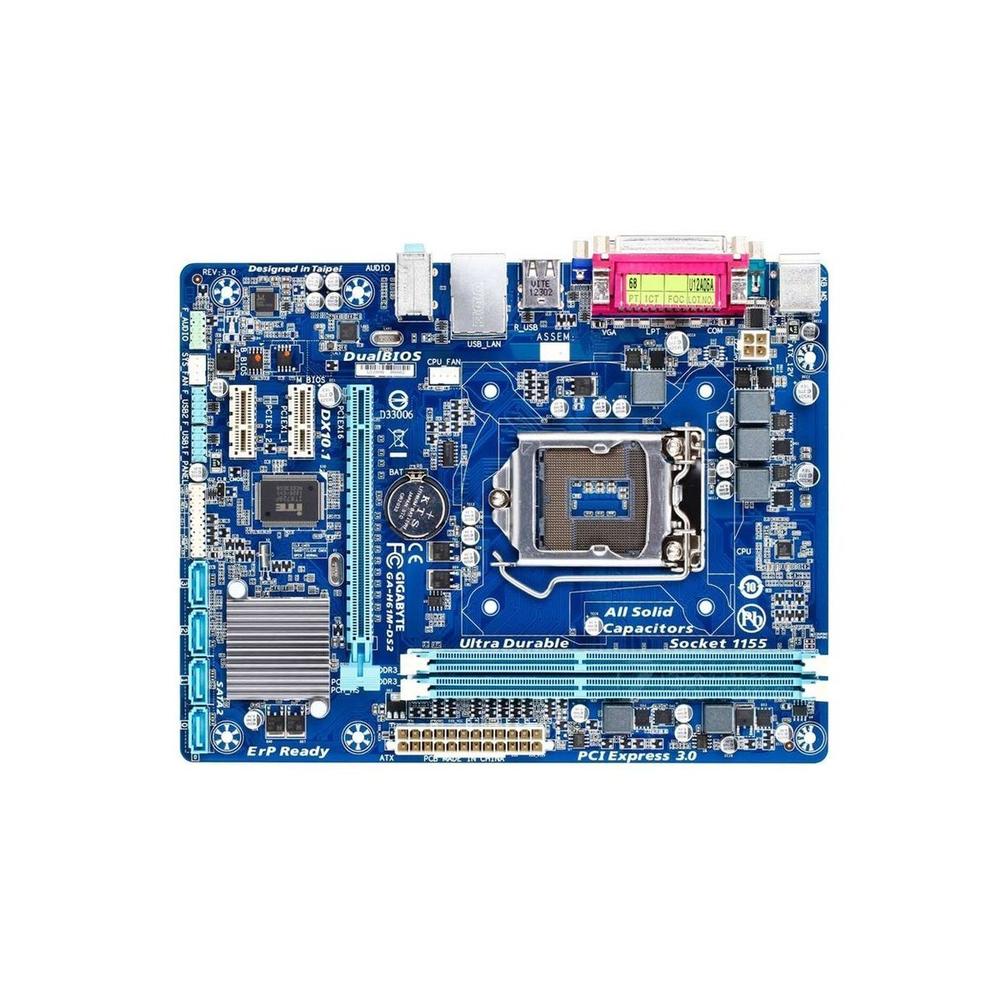 Foto 2 pulgar | Placa Madre Gigabyte Ga-h61m-ds2 (rev.3.0) Lga 1155 Ddr3 - Venta Internacional.