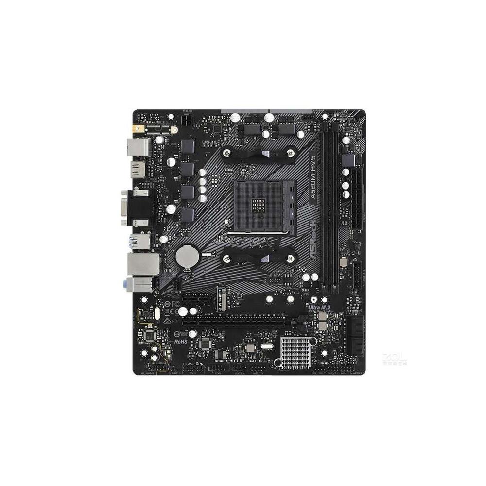Foto 1 | Placa Madre Asrock A520m-hvs Zócalo Am4 Amd A520 Ddr4 Micro Atx - Venta Internacional.