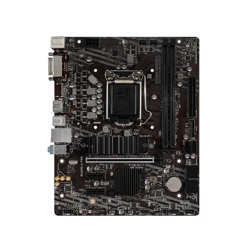 Foto 2 pulgar | Placa Madre Msi B460m-a Pro Lga 1200 Intel B460 Ddr4 De 64 Gb - Venta Internacional.