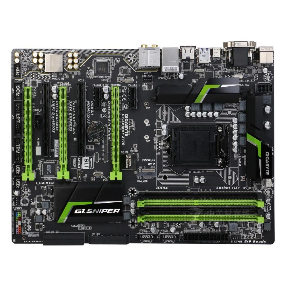 Foto 2 pulgar | Placa Madre Gigabyte G1.sniper Z170 (rev.1.0) Lga 1151 Ddr4 - Venta Internacional.