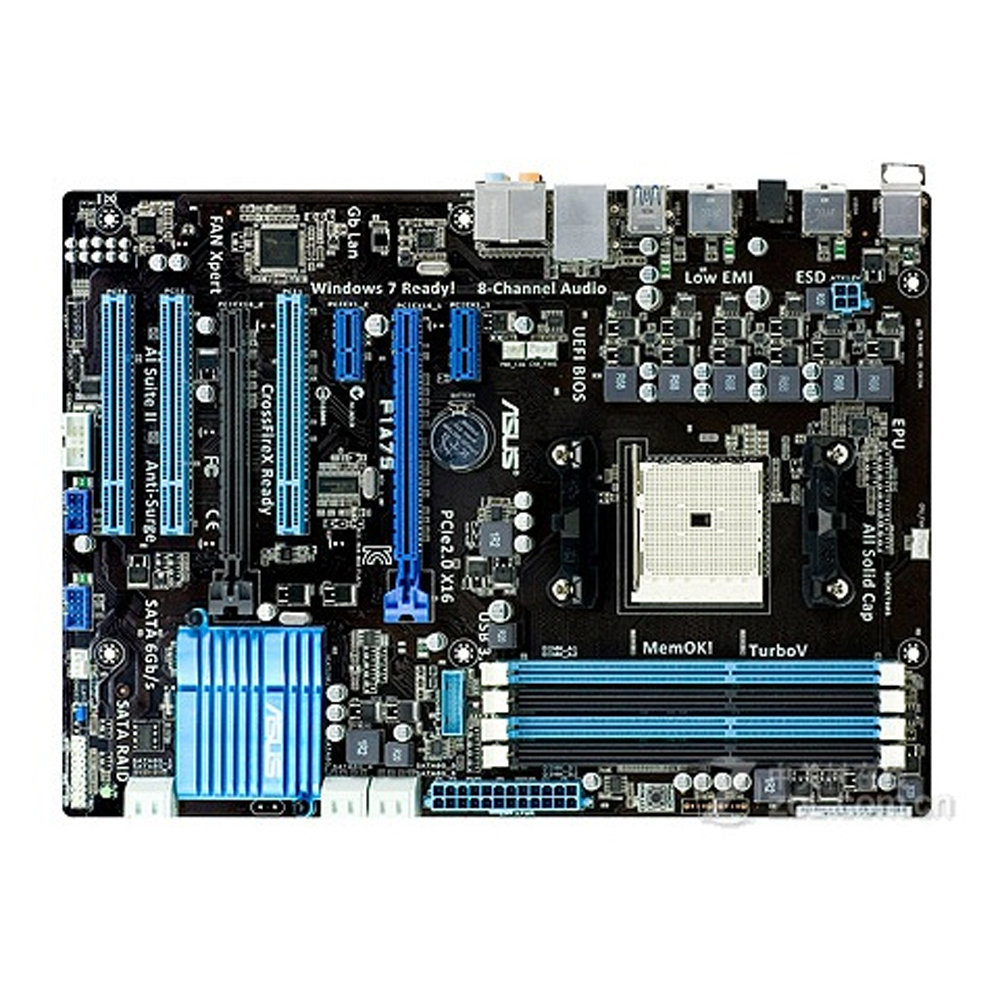 Foto 2 pulgar | Placa Base Asus F1a75 Socket Fm1 Amd A75 Ddr3 Atx - Venta Internacional.
