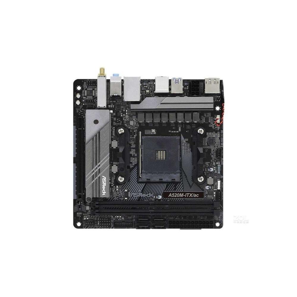 Foto 2 pulgar | Placa Madre Asrock A520m-itx/ac Socket Am4 Amd A520 Ddr4 - Venta Internacional.