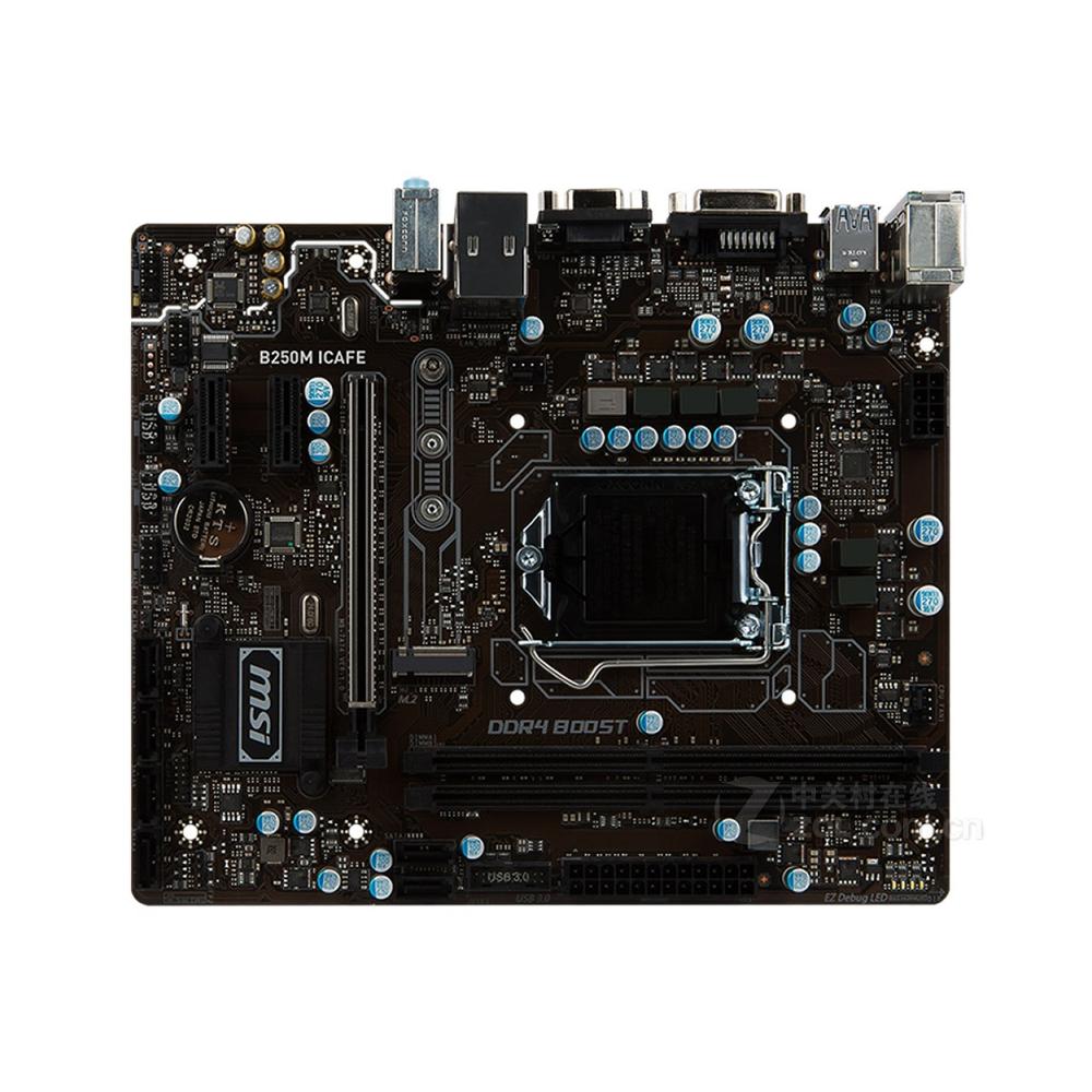 Foto 2 pulgar | Placa Madre Msi B250m Icafe Lga 1151 Intel B250 Ddr4 Micro Atx - Venta Internacional.